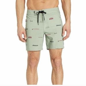 Vans X Yusuke Hanai 17" Swim Boardshorts Green